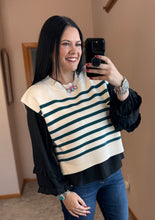 Load image into Gallery viewer, Striped Sweater Vest **8 COLORS**
