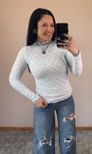 Load image into Gallery viewer, Lace Mock Neck Top **4 COLORS**
