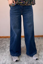 Load image into Gallery viewer, Mid Rise Palazzo Wide Leg Vervet Jeans
