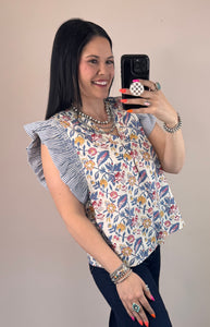 Floral Top **2 COLORS**
