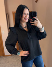 Load image into Gallery viewer, Satin Front Button Top **2 COLORS**
