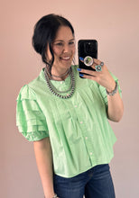 Load image into Gallery viewer, Layered Puff Sleeve Top **2 COLORS**
