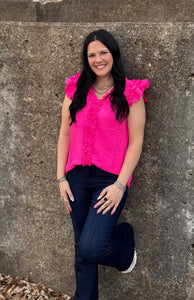 Frill Top **2 COLORS**