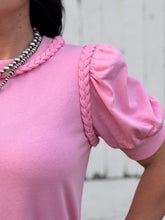 Load image into Gallery viewer, Pink Braided Top
