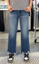 Load image into Gallery viewer, High Rise Distressed Hem Wide Leg Petra Jeans
