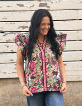 Load image into Gallery viewer, Floral Top **2 COLORS**
