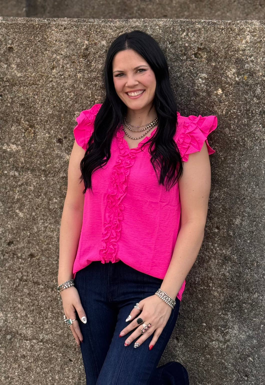 Frill Top **2 COLORS**