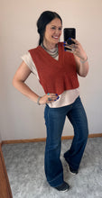 Load image into Gallery viewer, Twofer Sweater Top **2 COLORS**
