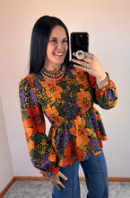 Load image into Gallery viewer, Floral Smocked Top
