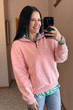Load image into Gallery viewer, Acid Wash 1/4 Zip **2 COLORS** - PLUS
