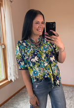 Load image into Gallery viewer, Floral Scallop Trim Top **3 COLORS**
