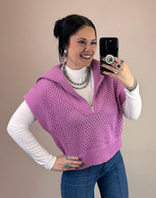 Load image into Gallery viewer, Mauve Sweater Vest
