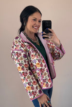 Load image into Gallery viewer, Floral Quilted Jacket **2 COLORS**
