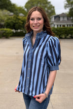 Load image into Gallery viewer, Multi Striped Puff Sleeve Top **3 COLORS**
