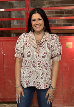 Load image into Gallery viewer, Floral Embroidered Top **2 COLORS**
