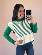 Load image into Gallery viewer, Striped Sweater Top **2 COLORS**
