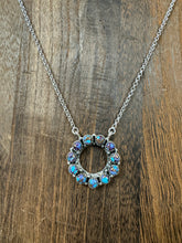 Load image into Gallery viewer, Circle Stone Necklace **2 COLORS** 18”
