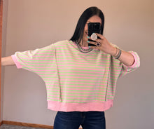 Load image into Gallery viewer, Striped Oversized Top **4 COLORS** - PLUS
