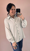 Load image into Gallery viewer, Striped Button Down Top **3 COLORS**
