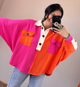 Urban Ribbed Colorblock Pullover **3 COLORS**