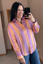 Load image into Gallery viewer, Striped Button Down Top **2 COLORS**
