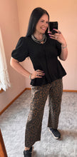 Load image into Gallery viewer, Knit Peplum Top **2 COLORS**
