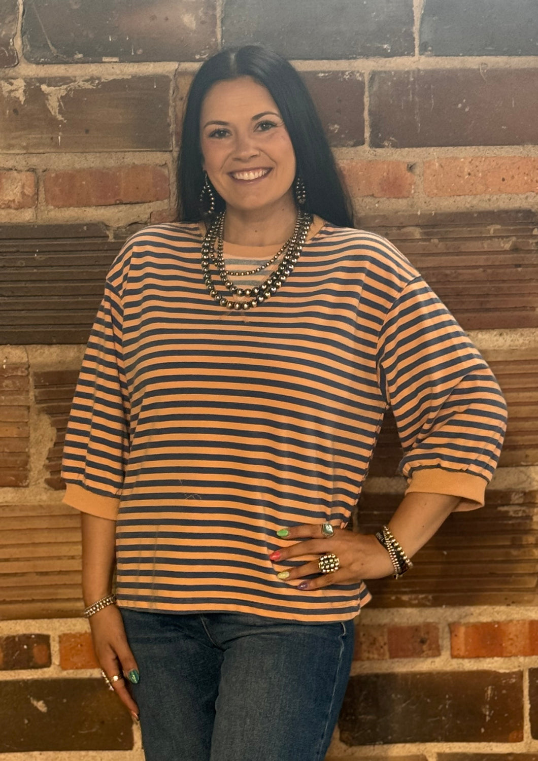 Striped Top **3 COLORS** - PLUS