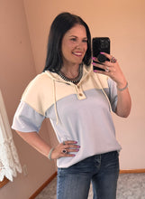 Load image into Gallery viewer, Blue Hooded Top - PLUS
