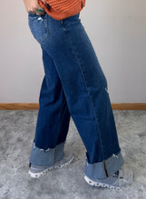 Load image into Gallery viewer, Wide Leg Cuffed Lovervet Jeans - PLUS
