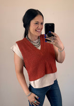 Load image into Gallery viewer, Twofer Sweater Top **2 COLORS**
