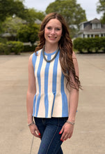 Load image into Gallery viewer, Stripe Sweater Tank Top **2 COLORS**
