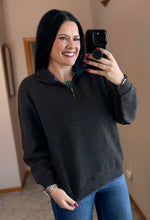 Load image into Gallery viewer, Acid Wash 1/4 Zip **2 COLORS** - PLUS
