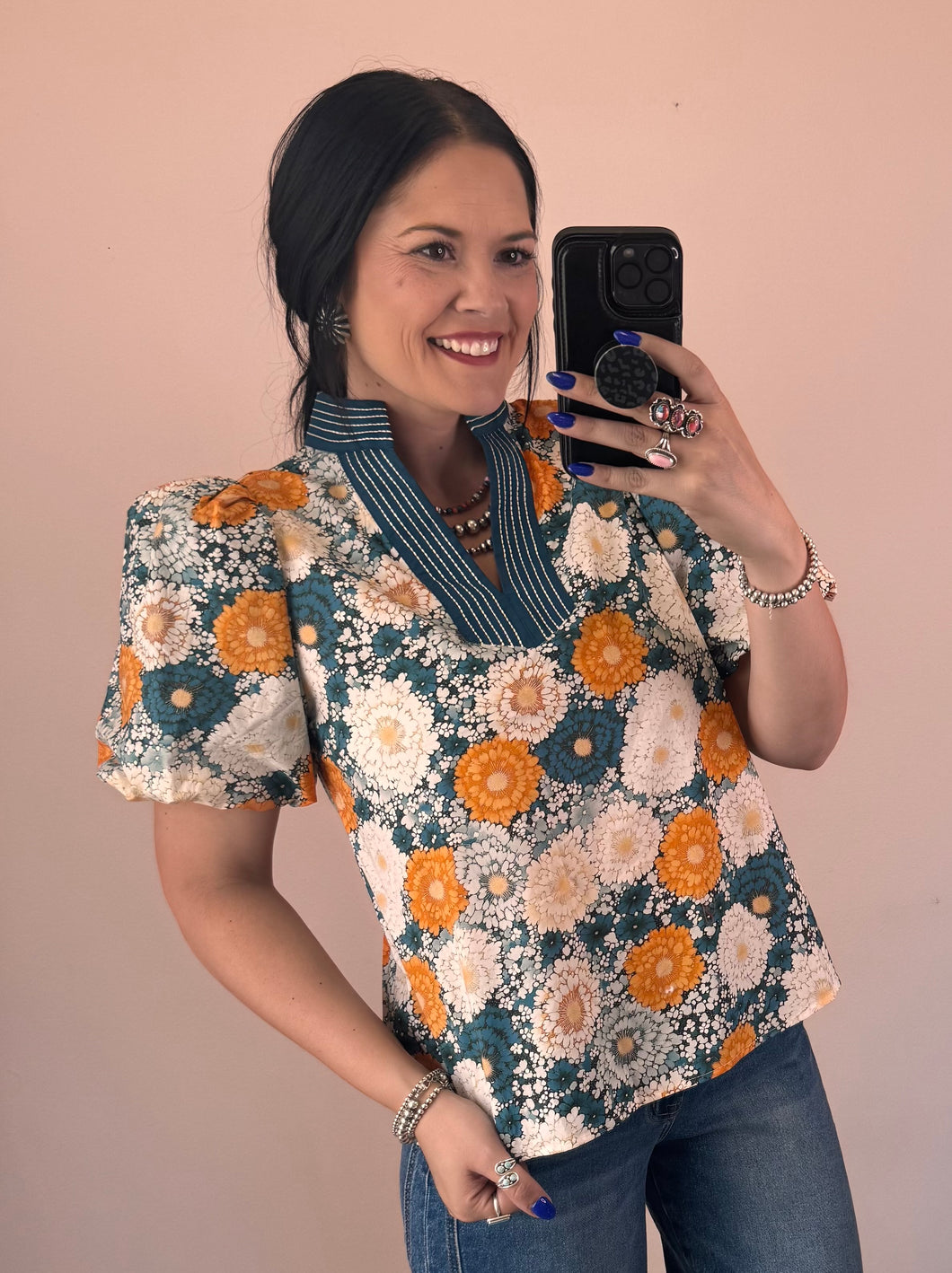 Floral Top **2 COLORS**