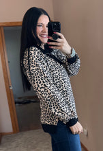 Load image into Gallery viewer, Beige Leopard 1/4 Zip - PLUS
