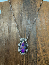 Load image into Gallery viewer, Purple Mojave Necklace 16”
