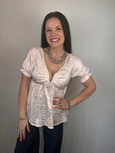Load image into Gallery viewer, Satin Leopard Top **2 COLORS**
