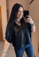 Load image into Gallery viewer, Metallic Dolman Sleeve Top **3 COLORS**
