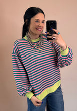 Load image into Gallery viewer, Striped Sweatshirt ** 2 COLORS**
