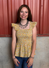 Load image into Gallery viewer, Smocked Babydoll Top ** 2 COLORS **

