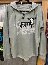 Load image into Gallery viewer, Sage TBB Grey Baldy Logo Hoodie Small-2XL

