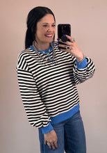 Load image into Gallery viewer, Striped Sweatshirt ** 2 COLORS**
