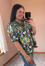 Load image into Gallery viewer, Floral Scallop Trim Top **3 COLORS**
