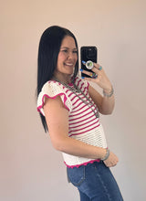 Load image into Gallery viewer, Striped Sweater Top **2 COLORS**
