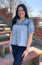 Load image into Gallery viewer, Light Denim Top
