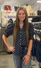Load image into Gallery viewer, Polka Dot Detail Top **2 COLORS**
