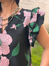 Load image into Gallery viewer, Floral Jacquard Top **2 COLORS**
