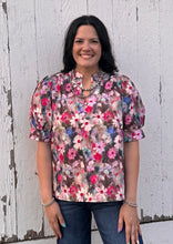 Load image into Gallery viewer, Abstract Floral Top **2 COLORS**
