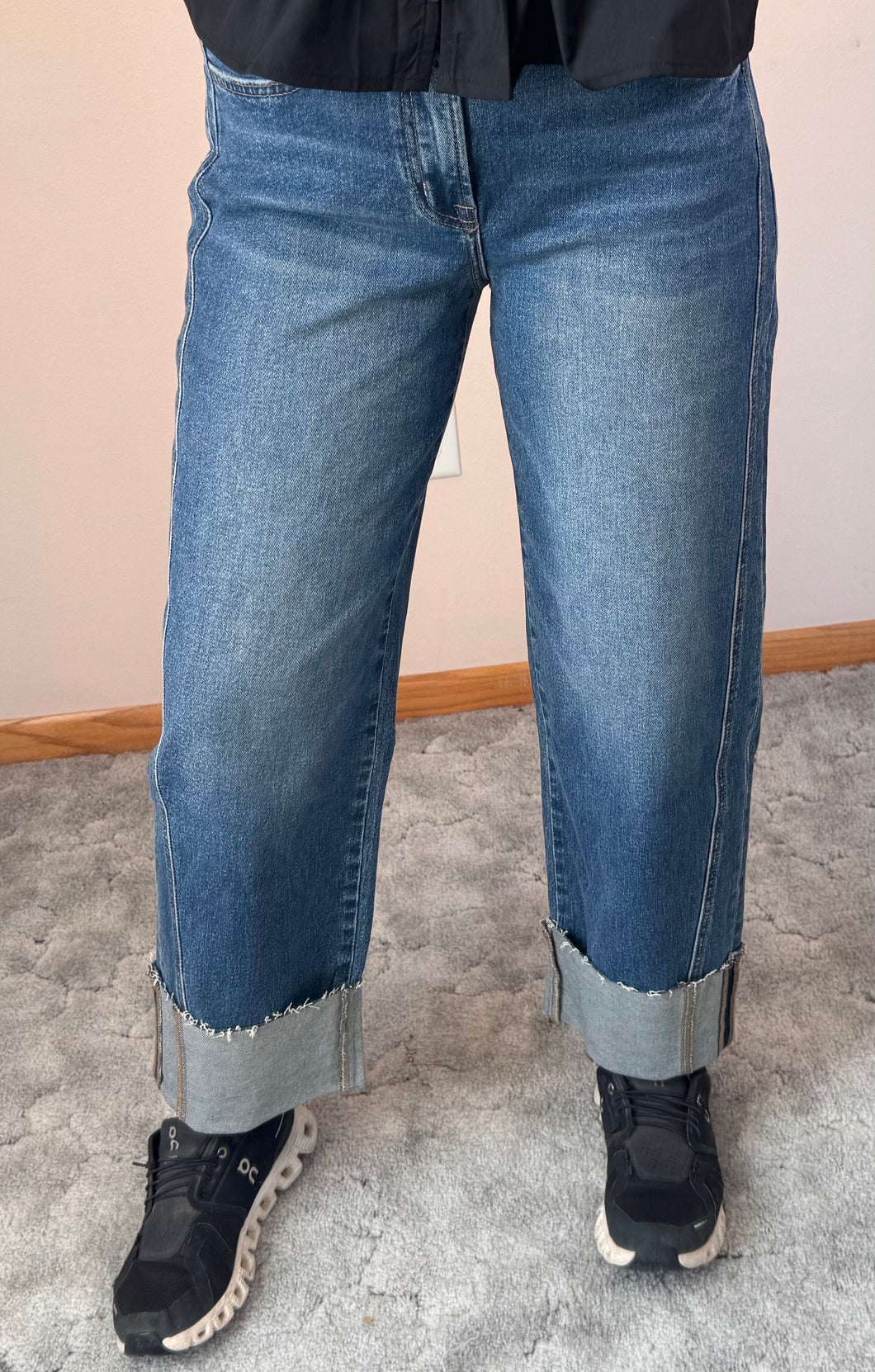 Cuffed Barrel Lovervet Jeans