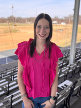 Load image into Gallery viewer, Pleated Ruffle Top **3 COLORS**
