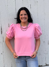 Load image into Gallery viewer, Pink Braided Top
